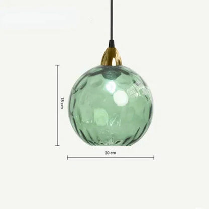 Elegante Glazen Bol Hanglamp voor Sfeervolle Verlichting