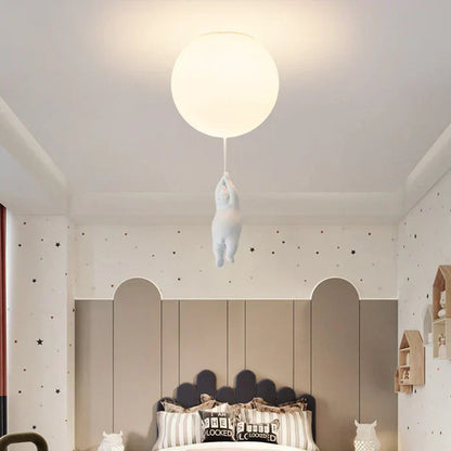 Speelse Beer en Ballon Hanglamp