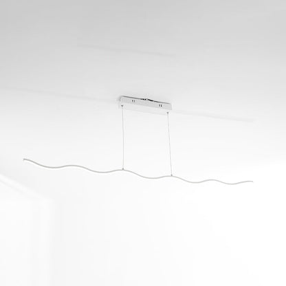 Moderne Verstelbare LED Hanglamp met Golflijnontwerp