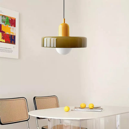 Artistieke Glazen Hanglamp voor Elegante Verlichting