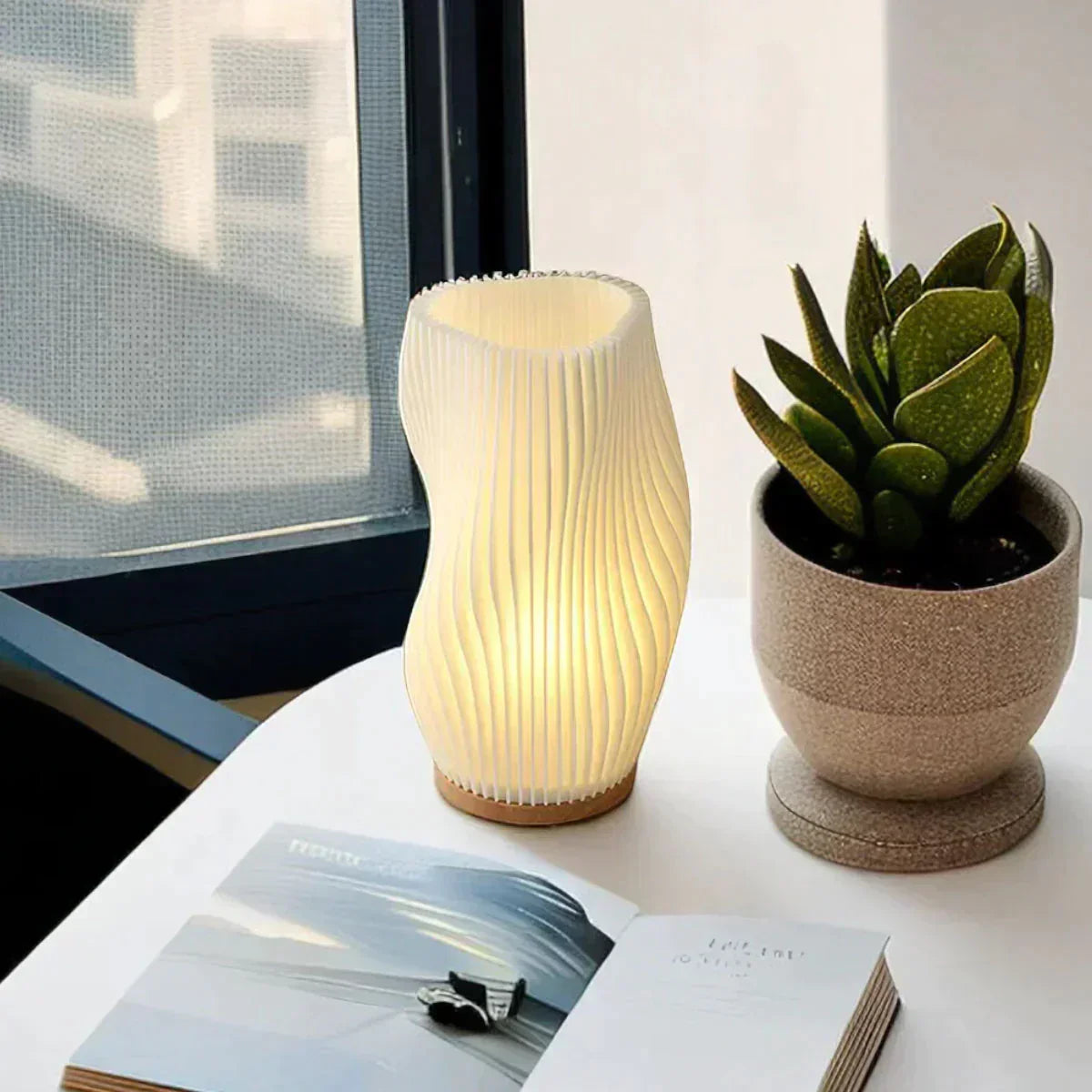 Moderne Golvende Sfeerlamp met USB-poort