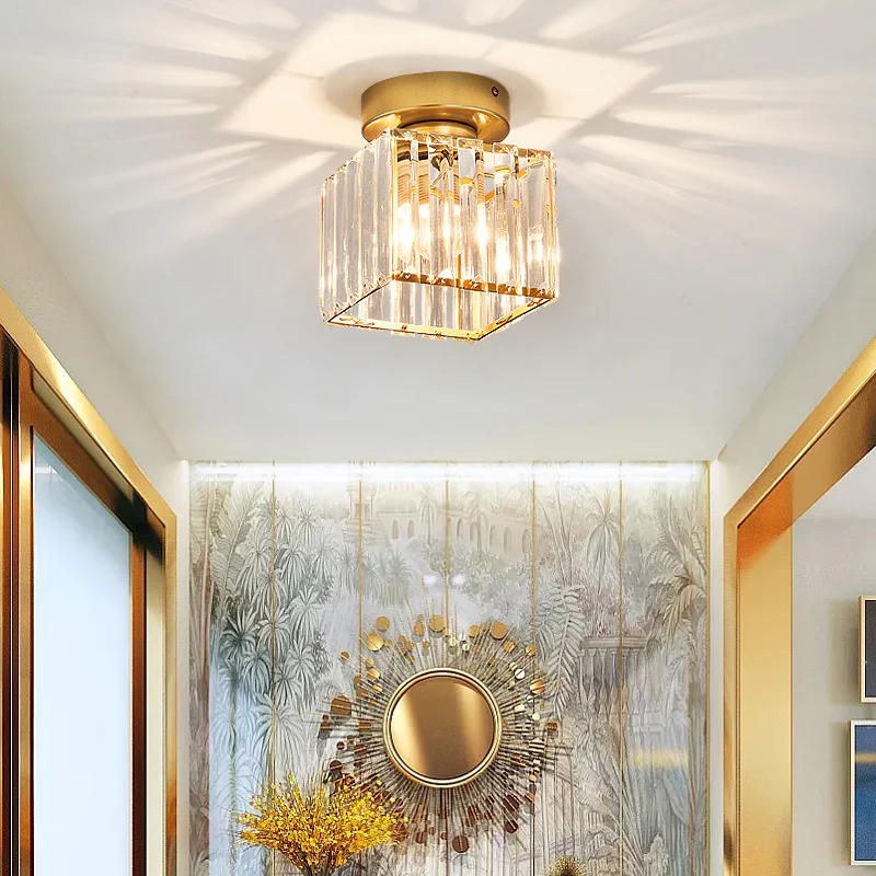 Elegante Kristallen Plafondlamp voor Modern Interieur