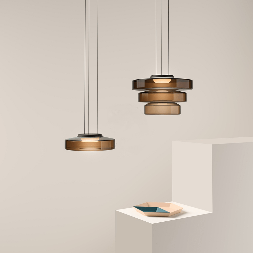 Bauhaus-Inspiratie: Elegante Glas Hanglamp