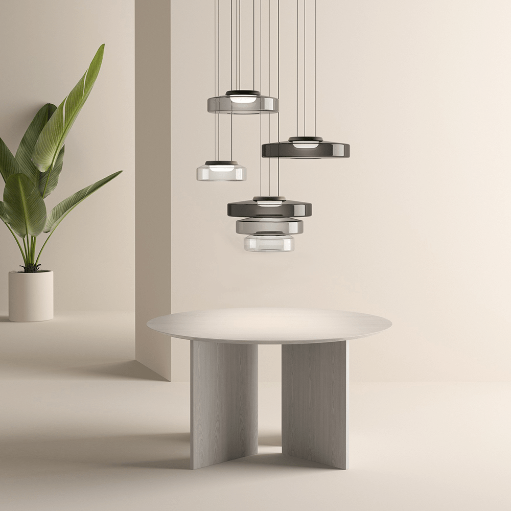Bauhaus-Inspiratie: Elegante Glas Hanglamp