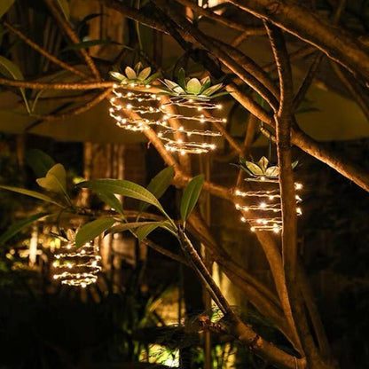 Betoverende Zonne-Ananas Tuinlamp voor Buitenverlichting