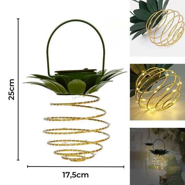 Betoverende Zonne-Ananas Tuinlamp voor Buitenverlichting