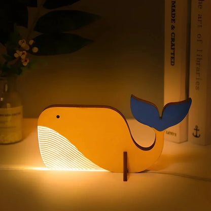 Betoverende Nachtlamp voor Kinderen - Dierenrijk Magie