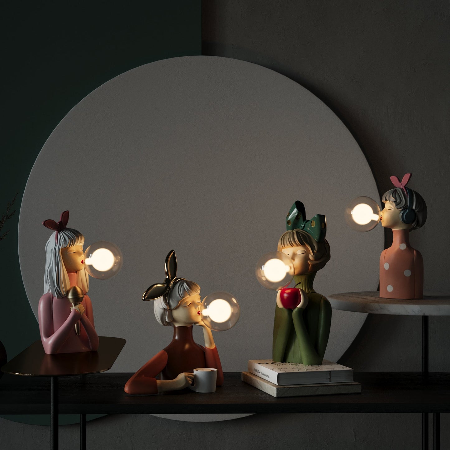 Handgemaakte Artistieke Tafellamp voor Elegante Verlichting