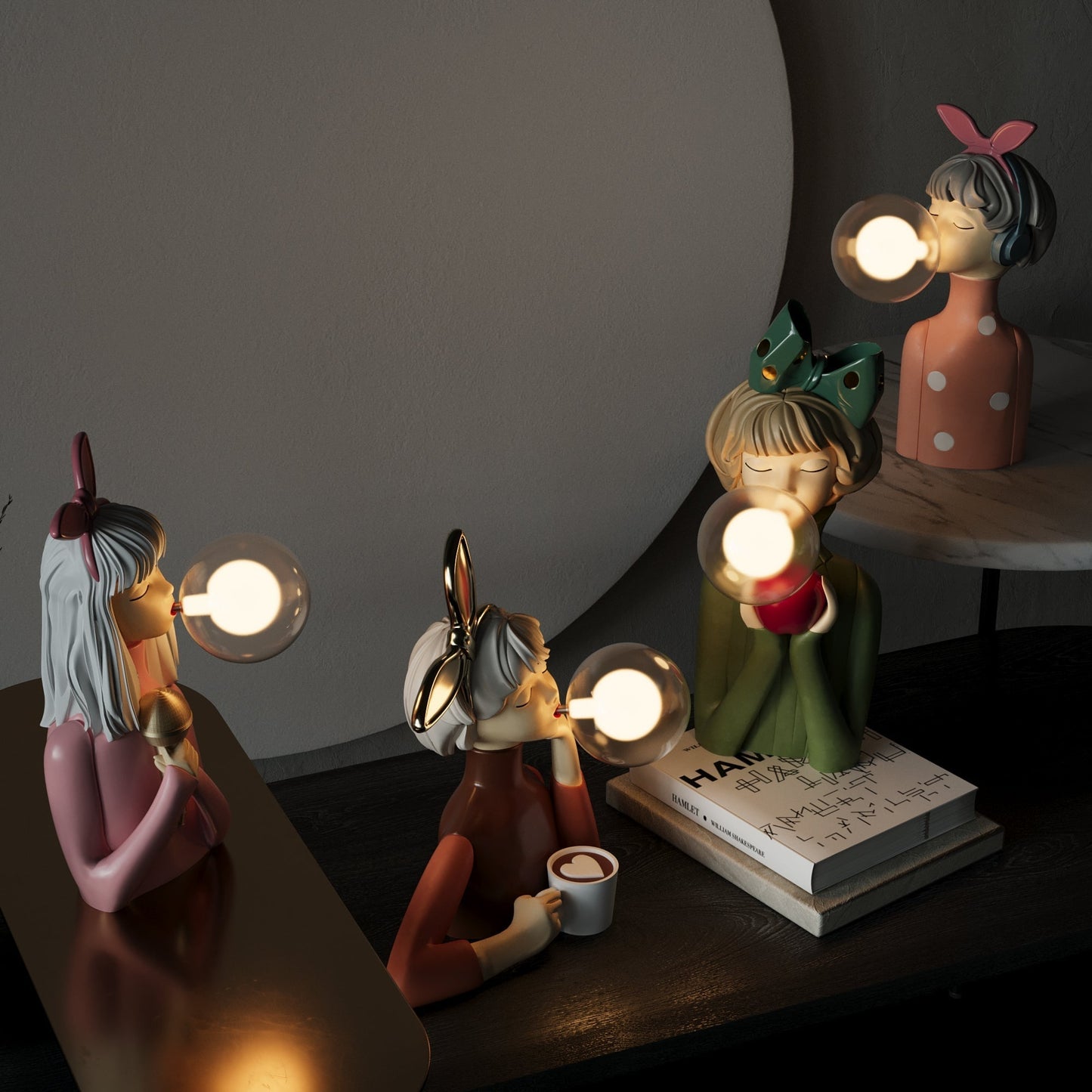 Handgemaakte Artistieke Tafellamp voor Elegante Verlichting