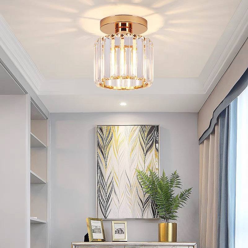 Elegante Kristallen Plafondlamp voor Modern Interieur