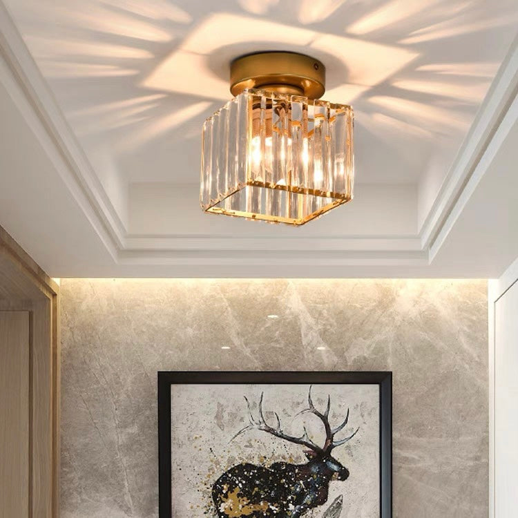 Elegante Kristallen Plafondlamp voor Modern Interieur