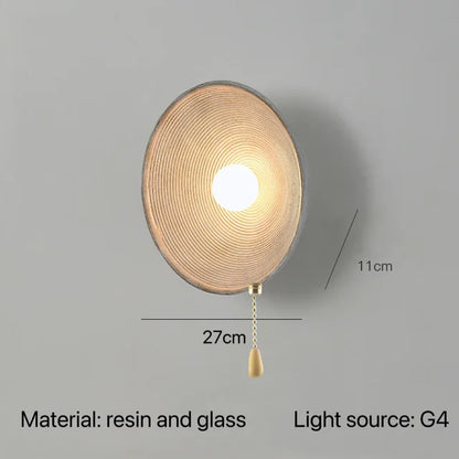 Elegante Japanse Wandlamp voor Serene Sfeer