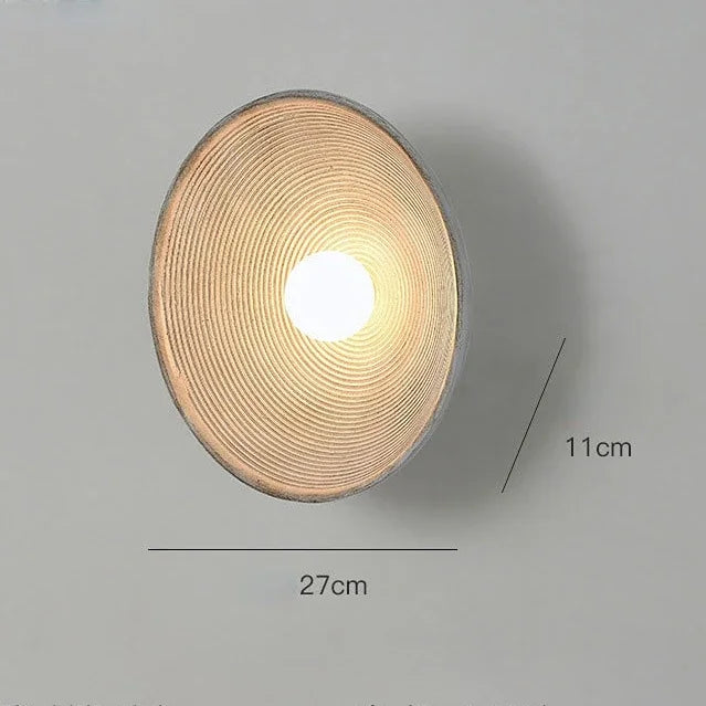 Elegante Japanse Wandlamp voor Serene Sfeer