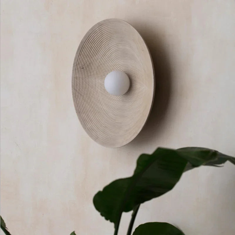 Elegante Japanse Wandlamp voor Serene Sfeer