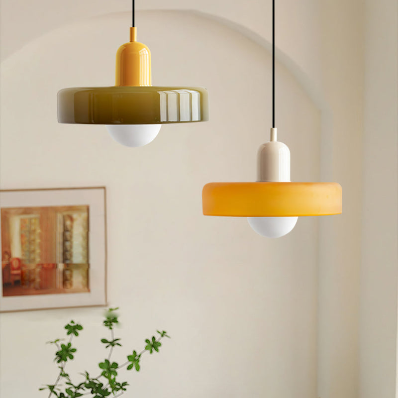 Artistieke Glazen Hanglamp voor Elegante Verlichting