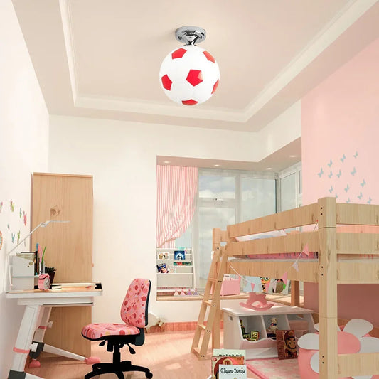 Speelse Voetbal LED Plafondlamp voor Kinderen