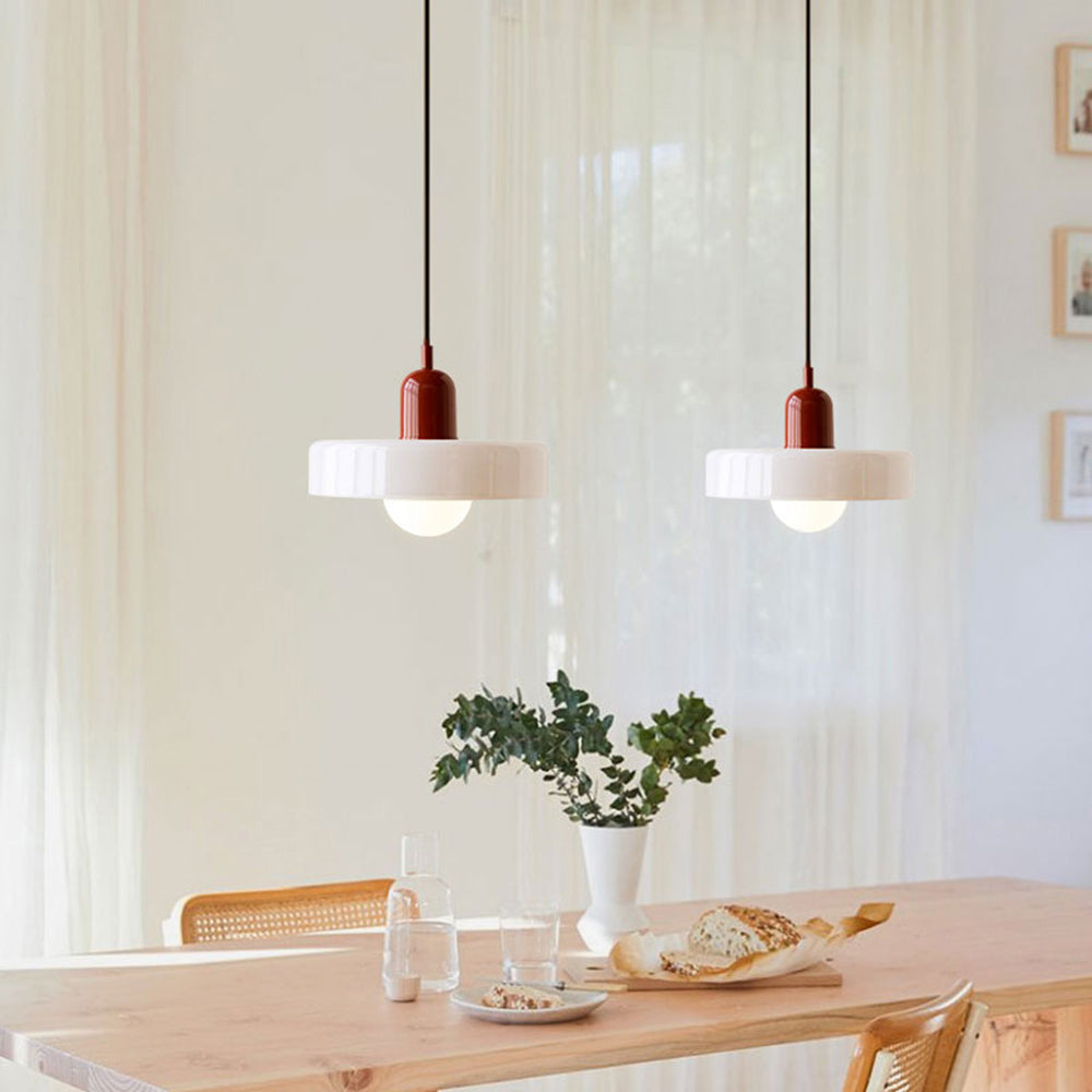 Artistieke Glazen Hanglamp voor Elegante Verlichting