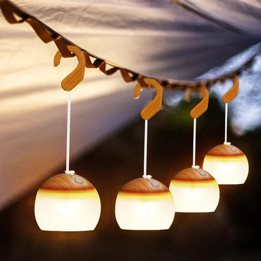 Retro Campinglamp - USB Oplaadbaar en Veelzijdig
