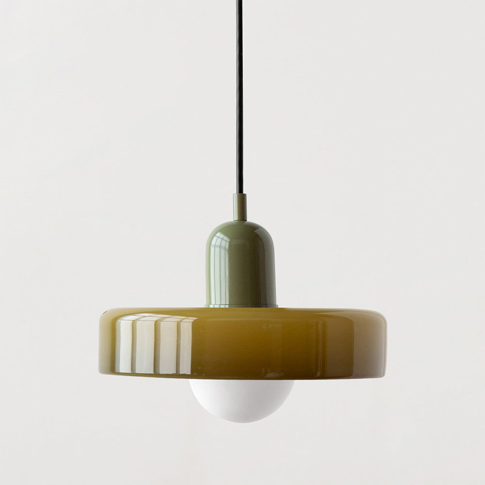 Artistieke Glazen Hanglamp voor Elegante Verlichting