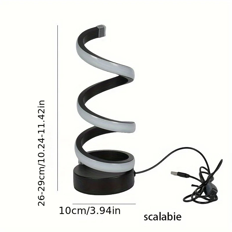 Moderne S-Vormige Bureau Lamp voor Efficiënte Verlichting