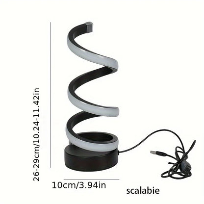 Moderne S-Vormige Bureau Lamp voor Efficiënte Verlichting