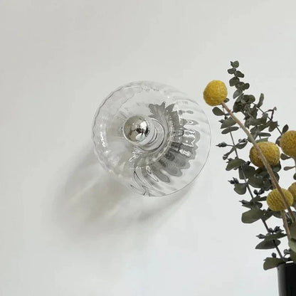 Elegante Bauhaus Wandlamp van Glas en Metaal