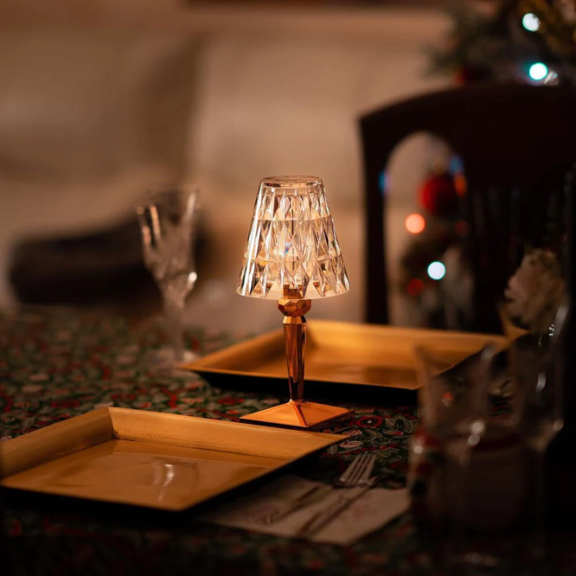 Glamoureuze Kristallen Tafellamp voor Elegant Interieur
