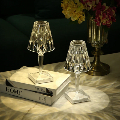 Glamoureuze Kristallen Tafellamp voor Elegant Interieur
