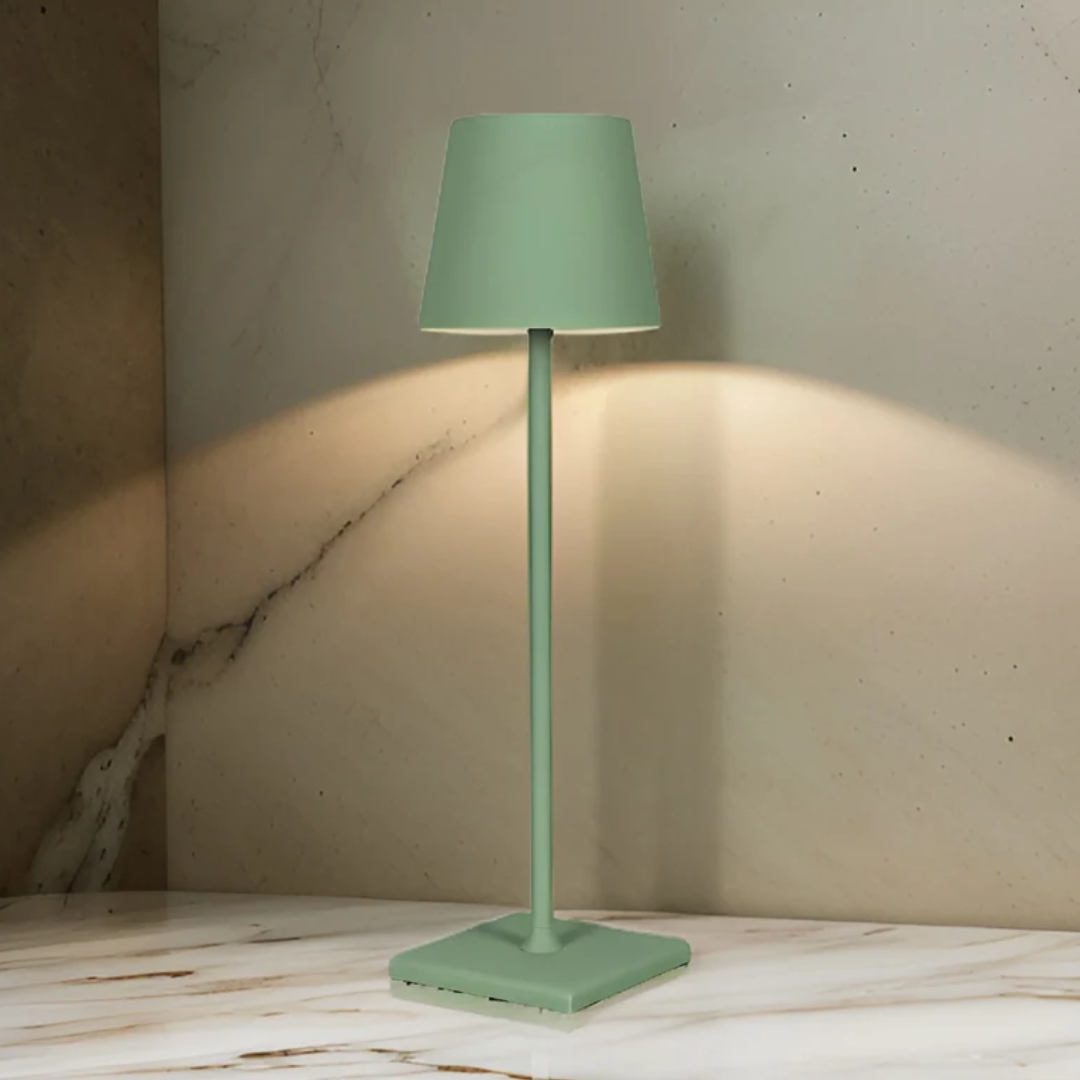 Elegante Draadloze Oplaadbare Tafellamp – Scandinavische Verlichting voor Elke Ruimte