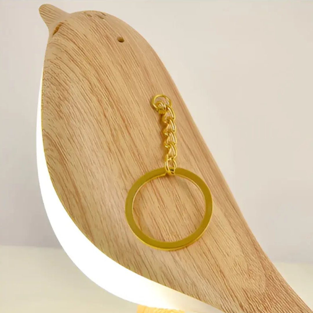 FeatherGlow: Betoverende Draadloze LED Vogel Lamp