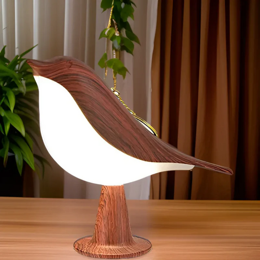FeatherGlow: Betoverende Draadloze LED Vogel Lamp