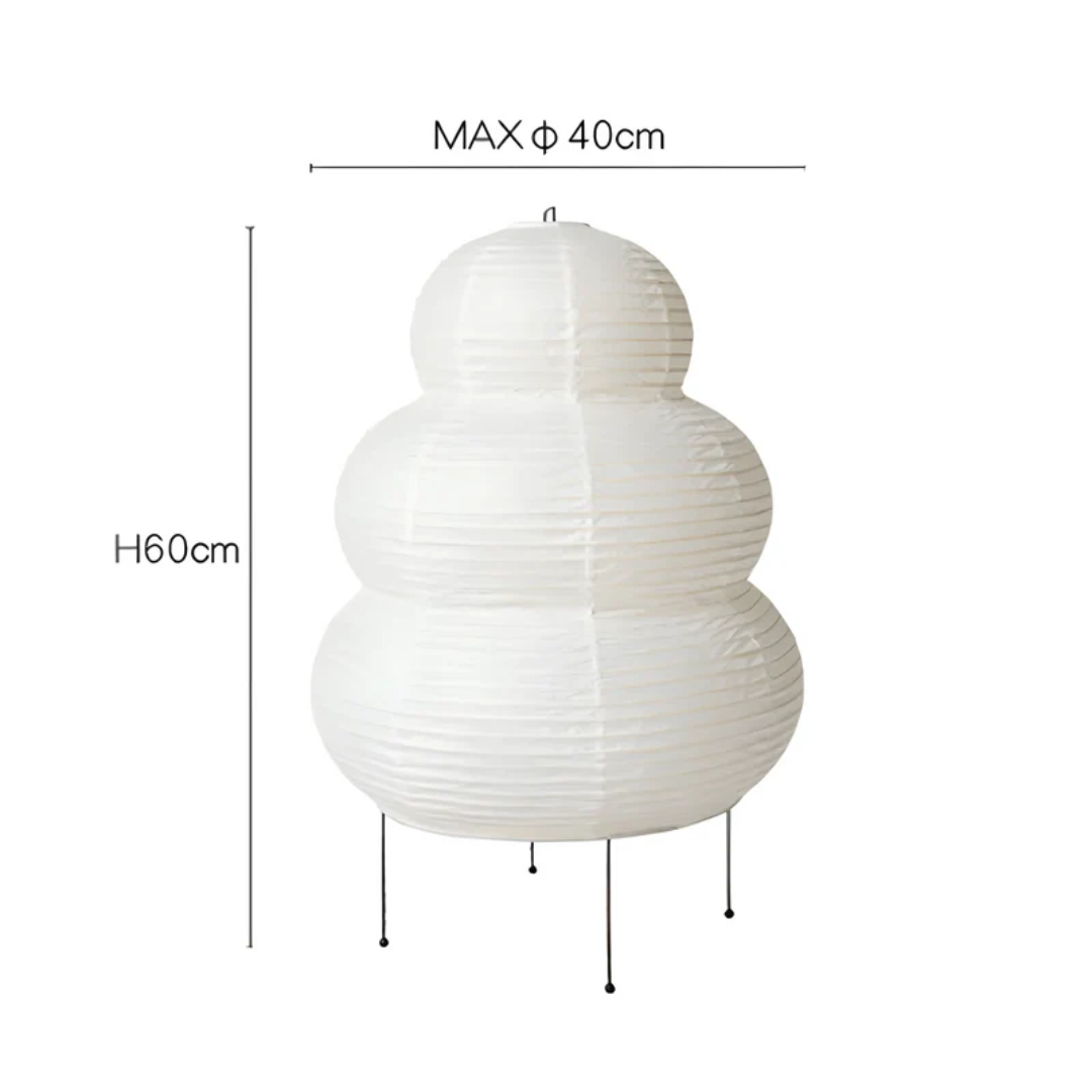Serene Wabi-Sabi Vloerlamp voor Rustgevende Sfeer