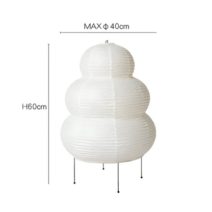 Serene Wabi-Sabi Vloerlamp voor Rustgevende Sfeer