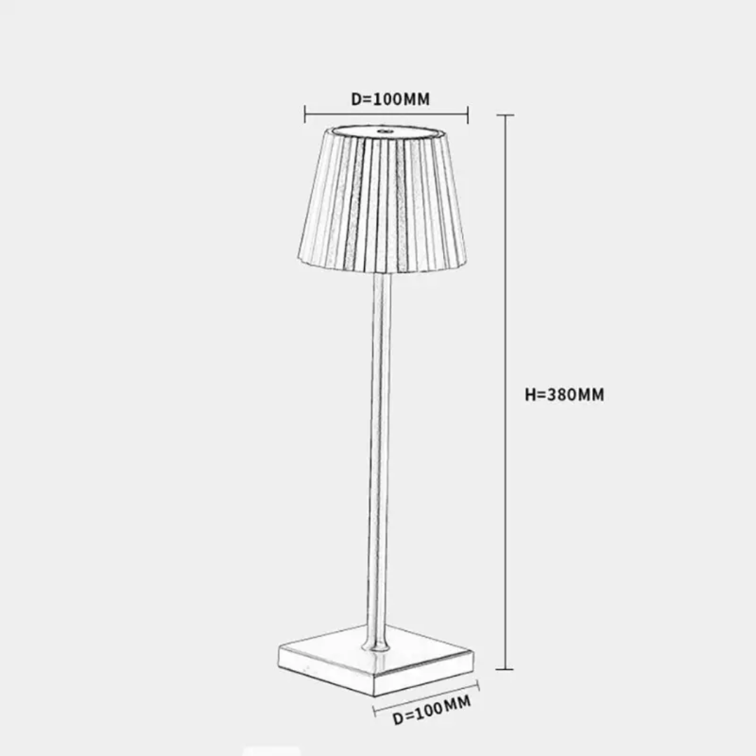 Elegante Draadloze Touch Tafellamp voor Binnen en Buiten
