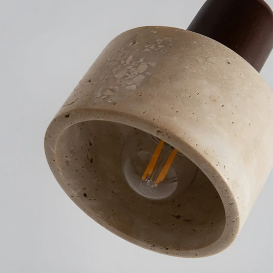 Elegante Wabi-Sabi Plafondlamp voor Sfeervolle Verlichting
