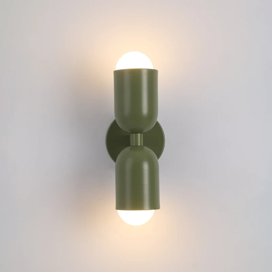 Moderne Dubbelzijdige LED Wandlamp in Kleurrijk Design