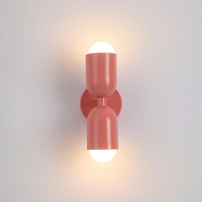 Moderne Dubbelzijdige LED Wandlamp in Kleurrijk Design