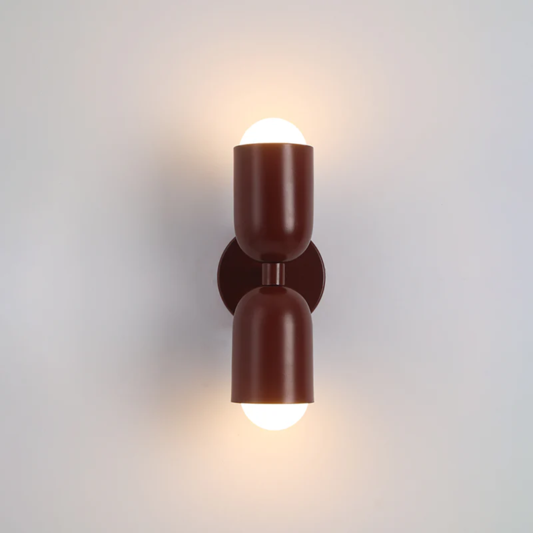 Moderne Dubbelzijdige LED Wandlamp in Kleurrijk Design
