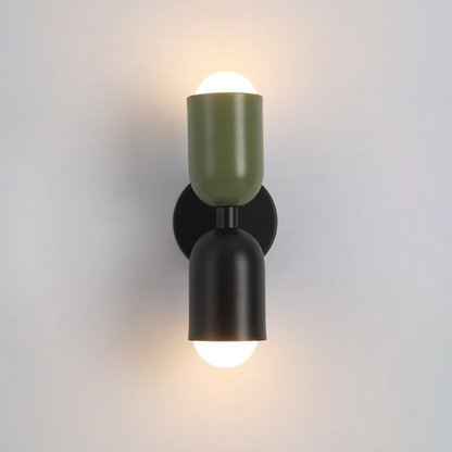 Moderne Dubbelzijdige LED Wandlamp in Kleurrijk Design