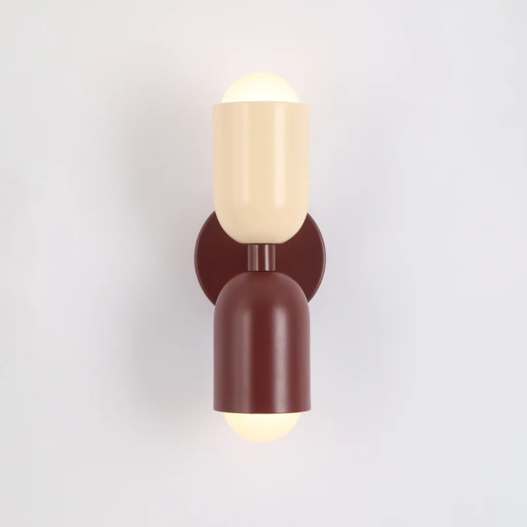 Moderne Dubbelzijdige LED Wandlamp in Kleurrijk Design
