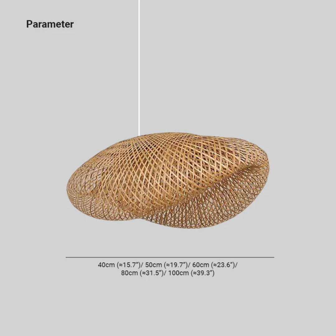 Natuurlijke Bamboe LED Hanglamp - Elegante Verlichting