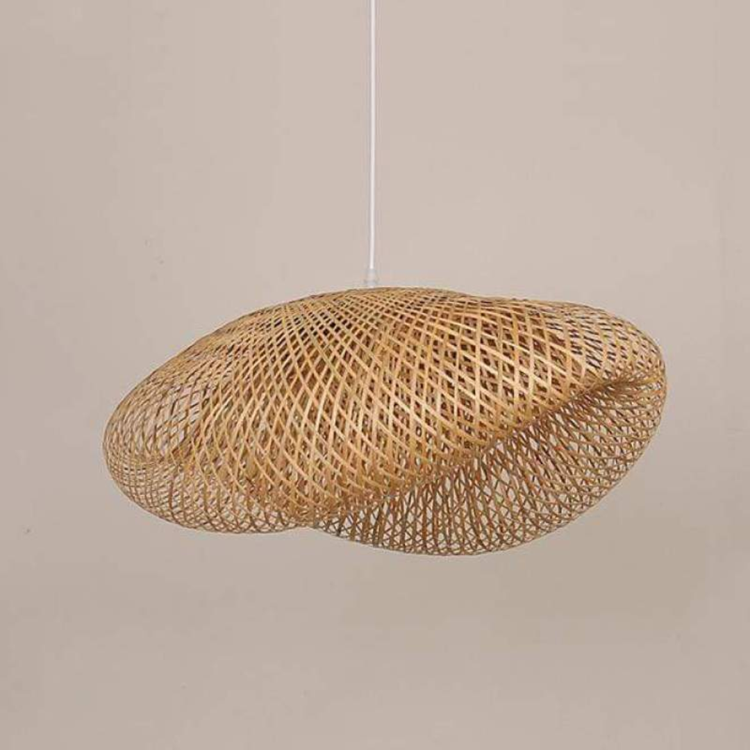 Natuurlijke Bamboe LED Hanglamp - Elegante Verlichting