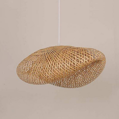 Natuurlijke Bamboe LED Hanglamp - Elegante Verlichting