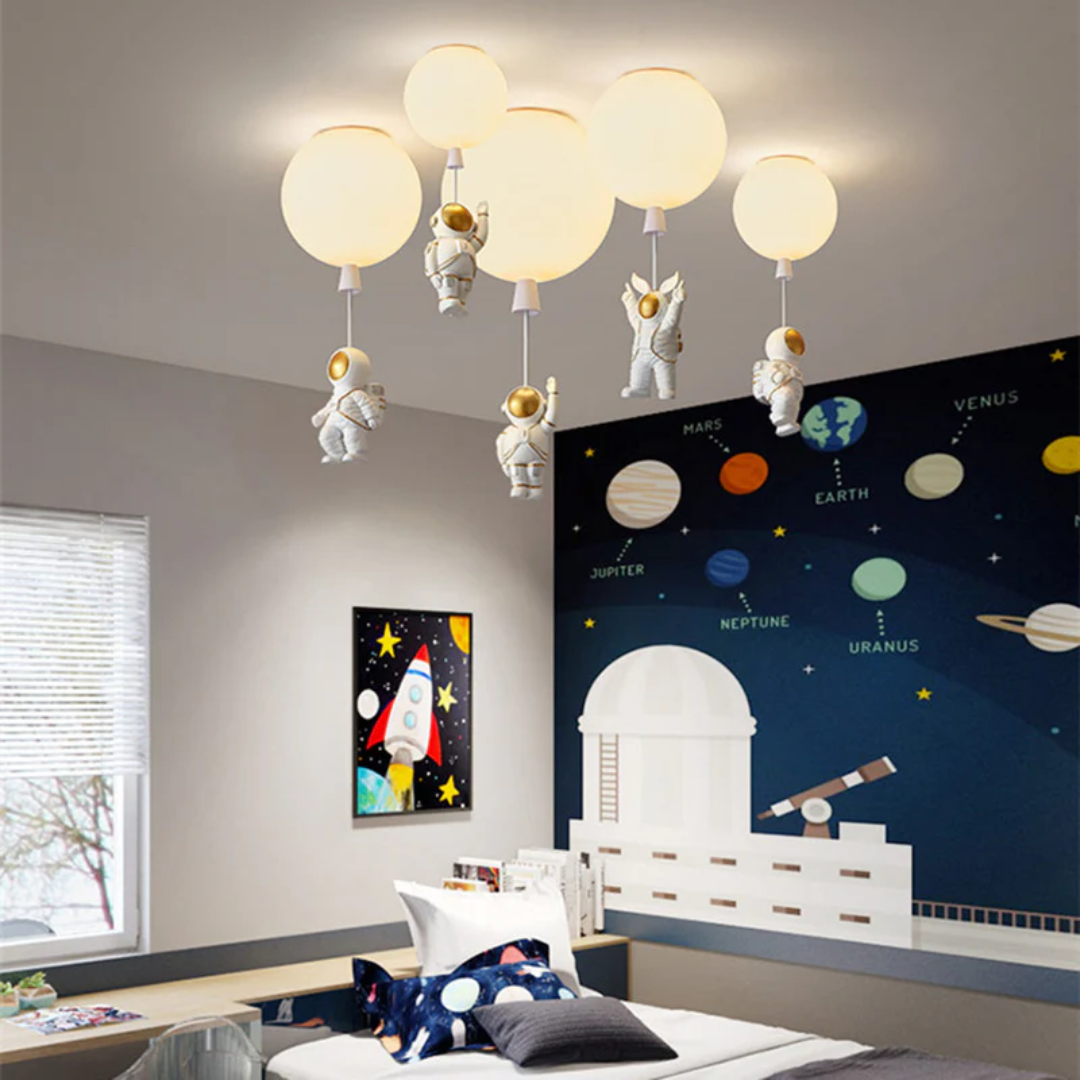 Betoverende Astronauten Plafondlamp voor Kinderen