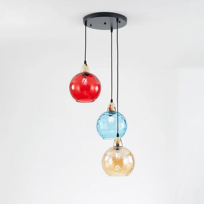Elegante 3-Lamp Cluster Hanglamp voor Interieurverlichting