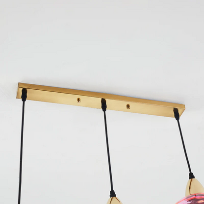 Elegante 3-Lamp Cluster Hanglamp voor Interieurverlichting