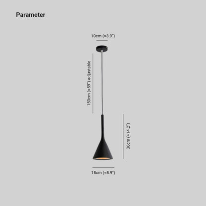 Moderne Driehoekige Hanglamp met LED Verlichting