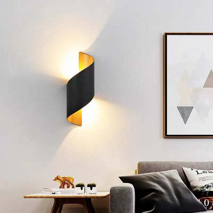 Moderne LED Wandlamp met Spiraalontwerp