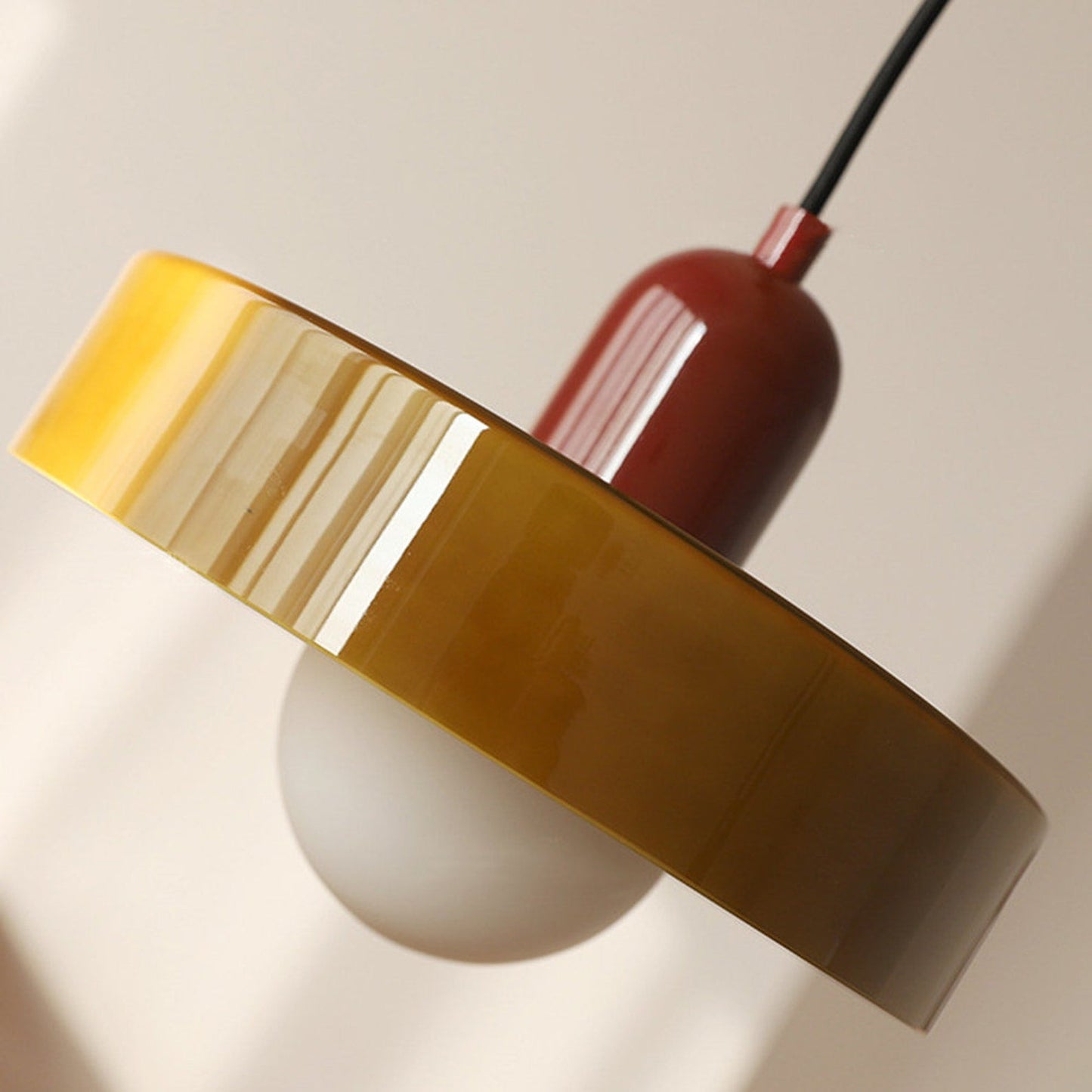 Artistieke Glazen Hanglamp voor Elegante Verlichting