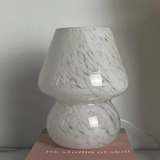 Betoverende Glazen Paddenstoel Lamp voor Sfeervolle Verlichting